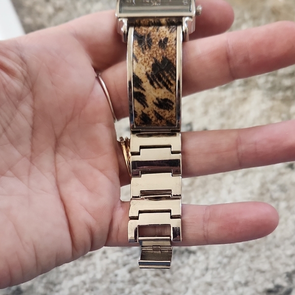 Betsey Johnson Leopard Print Square Watch - Picture 5 of 5